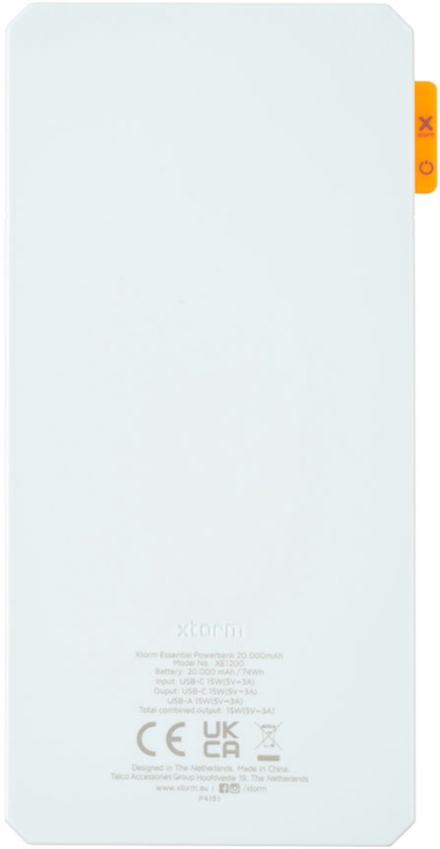 Xtorm Essential Powerbank 20.000mAh Wit - afbeelding 3