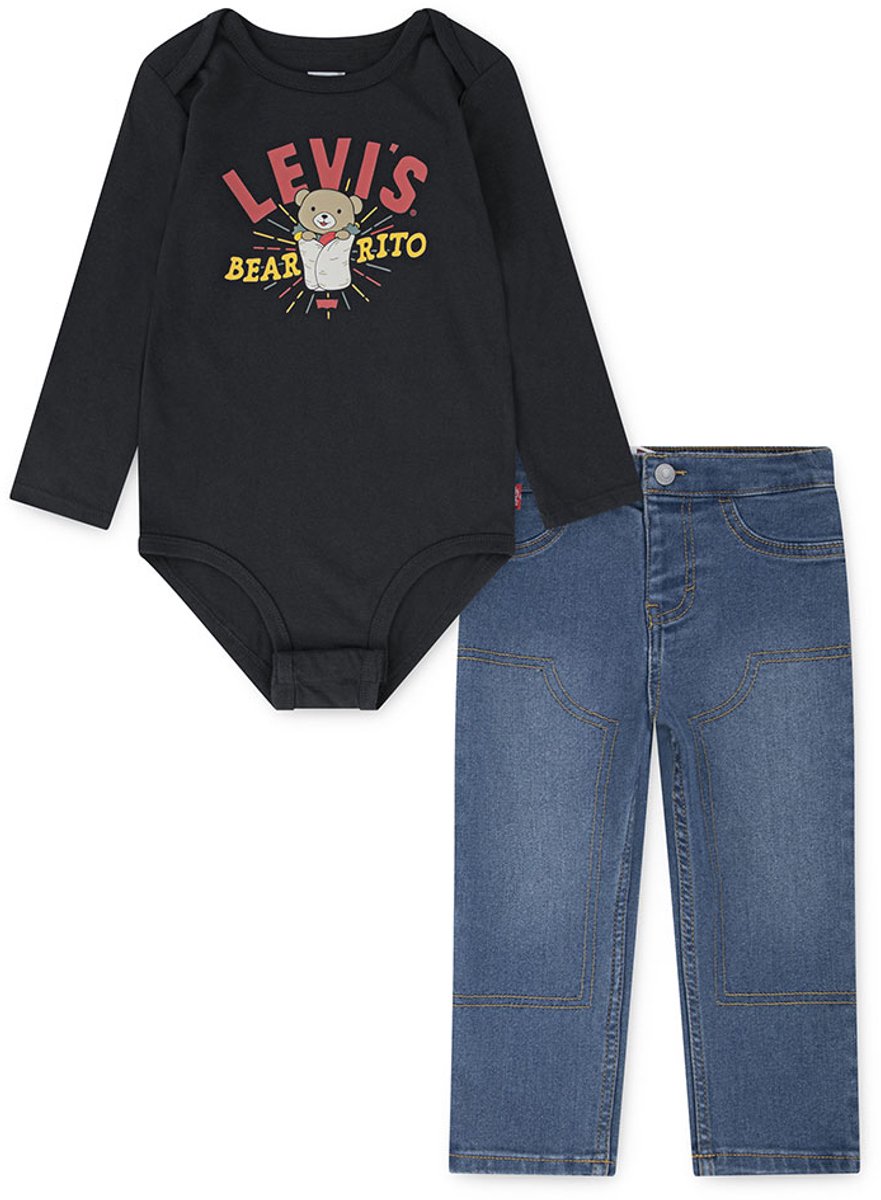 Levi´s ® Kids Bearrito Set 18 Months Jongens Meisjes Zwart