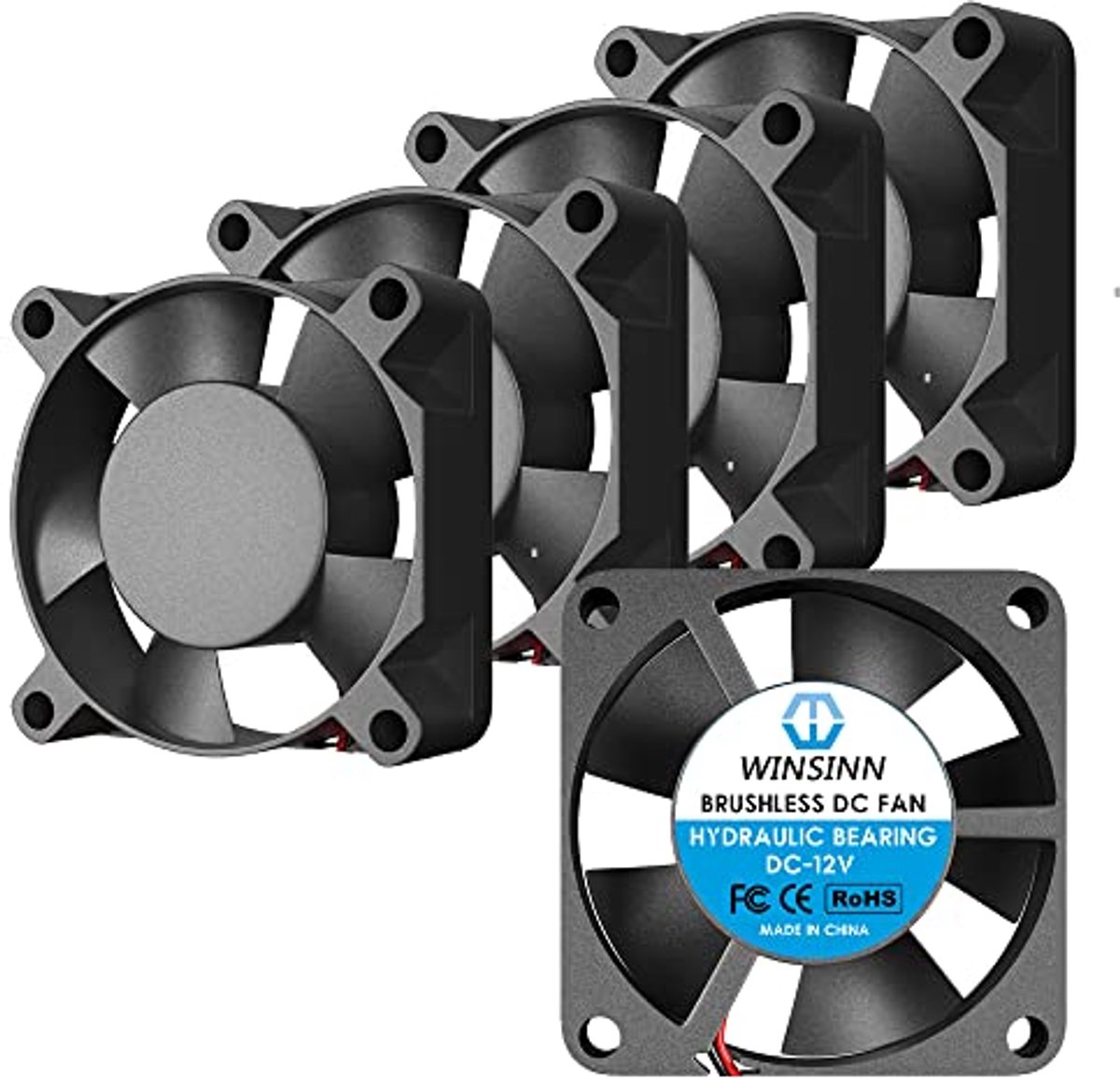 Image of 30 mm 12 V Koelventilator voor Computersystemen - Set van 5