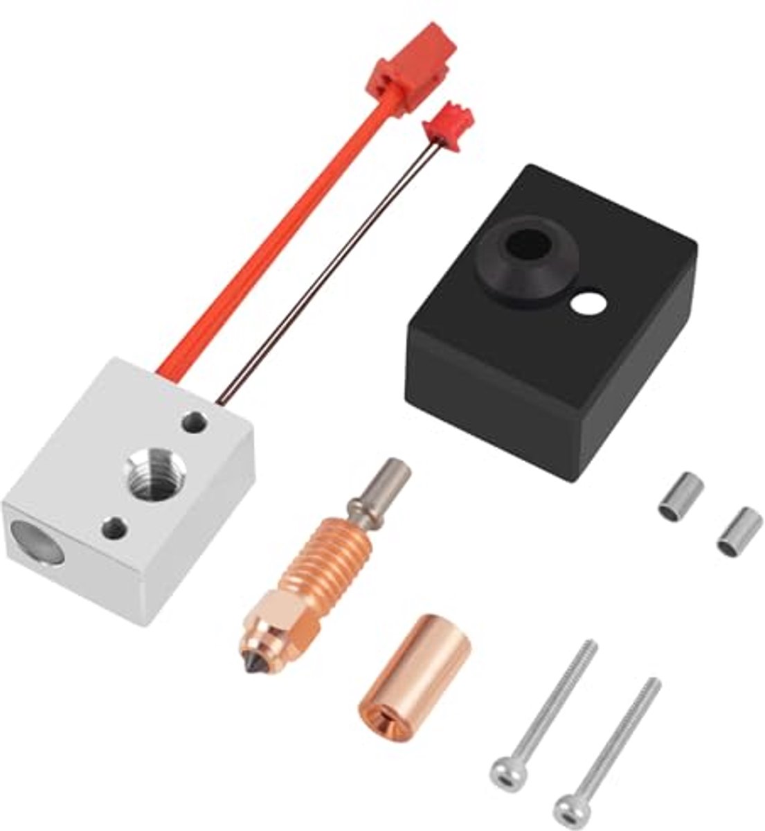 Geïntegreerde Bi-Metal Heatbreak en 0,4 mm Mondstuk voor 3D Printers