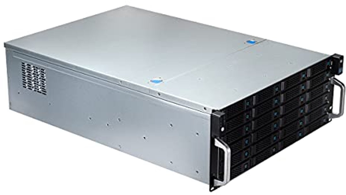 Image of 4U Rackbehuizing met 24 Hot Swap Sleuven voor 3,5 en 2,5 Inch Schijven