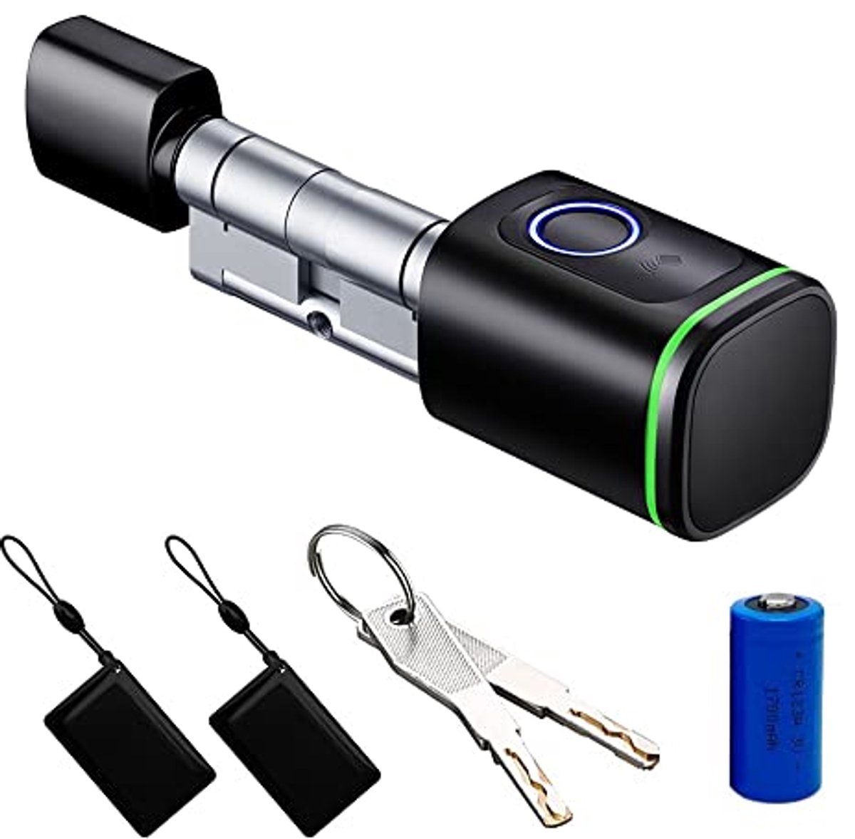 Smart Bluetooth Euro Cilinder Deurslot met Vingerafdruk en APP Ontgrendeling