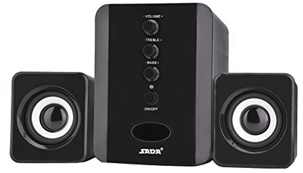 Mini 2.1 Bedrade Luidspreker met Subwoofer voor Laptop en PC - Draagbare Geluidskwaliteit