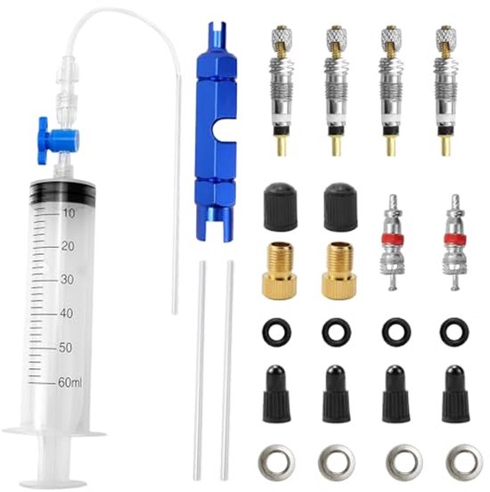 6 Pièces Presta Valve Cores Obus Valve Presta Set,avec Demonte Obus