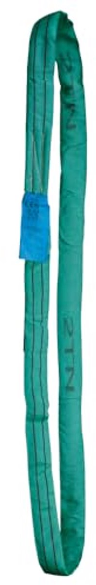 Ronde hijsband 4m - 2000 kg draagvermogen - Polyester met snij- en schuurbescherming