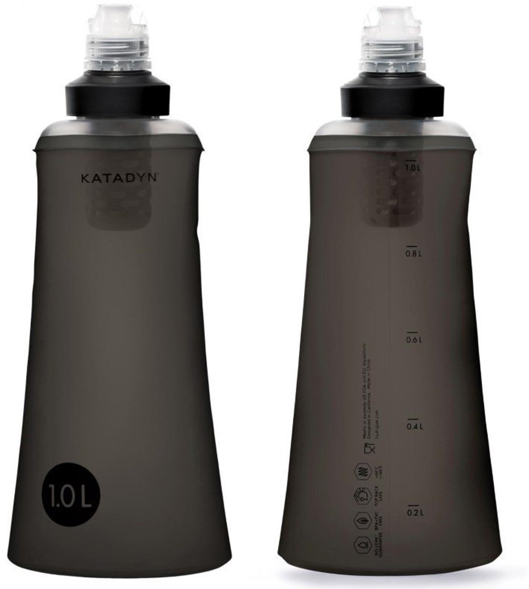 Katadyn BeFree Waterfilterfles Tactical 1L Black Edition K8020426