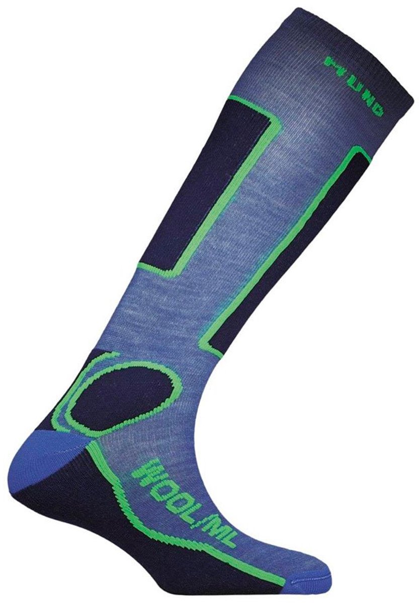 Mund Socks Skiing Antibacterial Sokken Blauw EU 42-45 Man