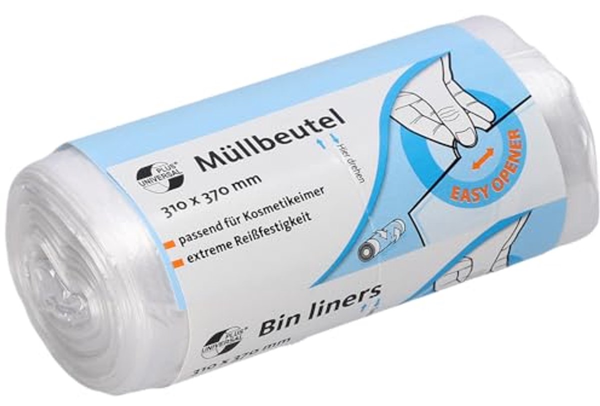 Transparante Vuilniszakken 6 Liter - Duurzaam en Stevig