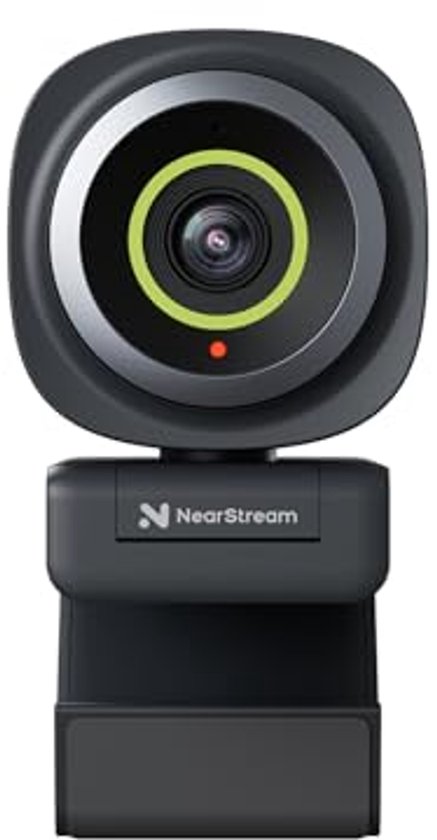 Webcam 1080p 60fps met microfoon, streaming autofocus en instelbare FOV, USB Plug and Play