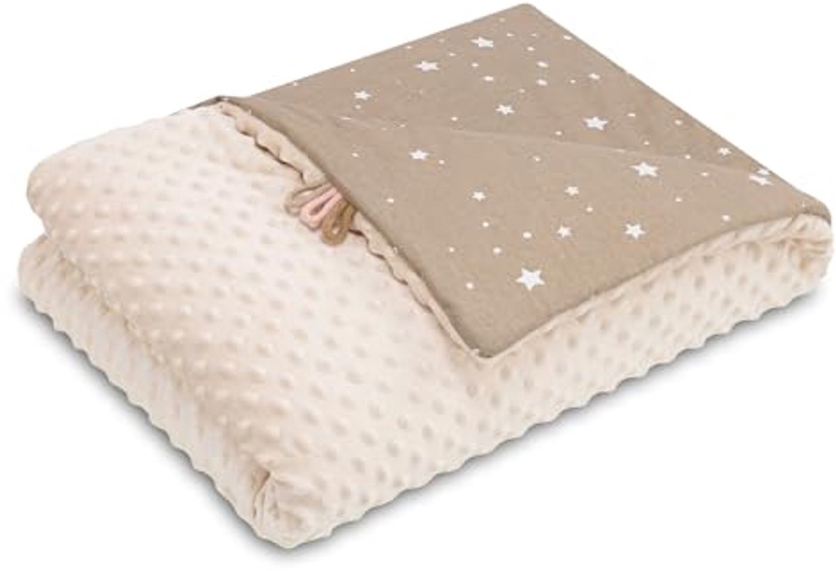 Zachte Babydeken 75x100 cm - Knuffeldeken, Winterdeken, Ademend en Warm Dekentje voor Kinderwagen, Wieg en Ledikant en Reis
