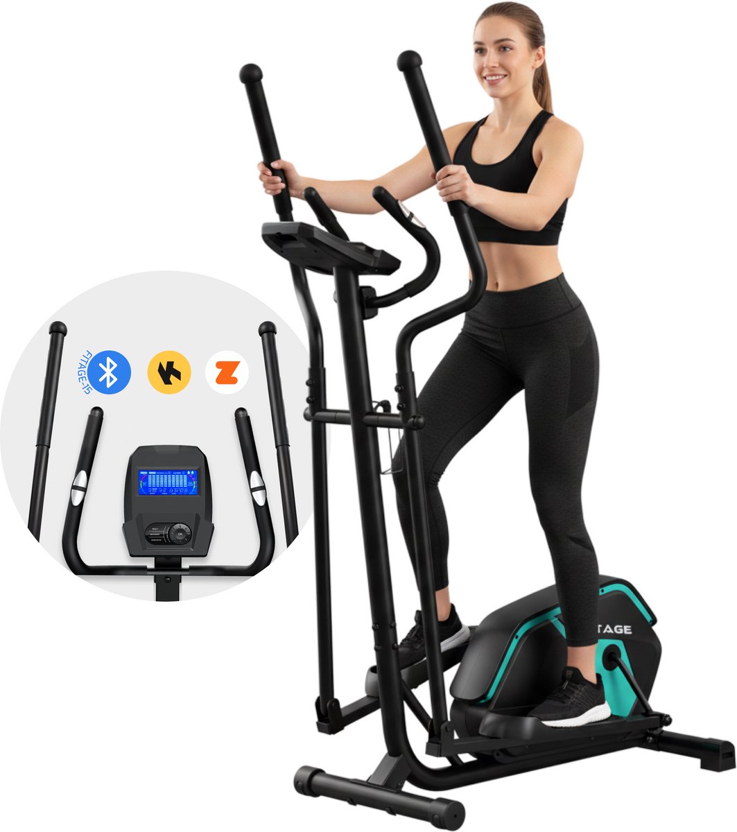 FITAGE Crosstrainer Geluidsarm - Crosstrainers met Bluetooth