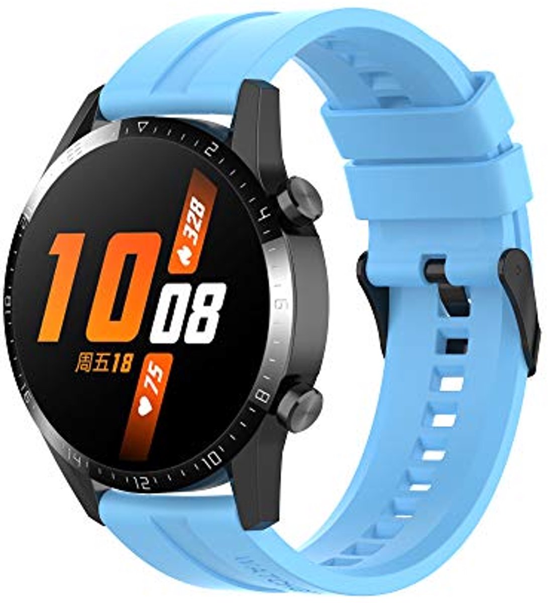 22 mm Sportieve Vervangende Polsband voor Smartwatches