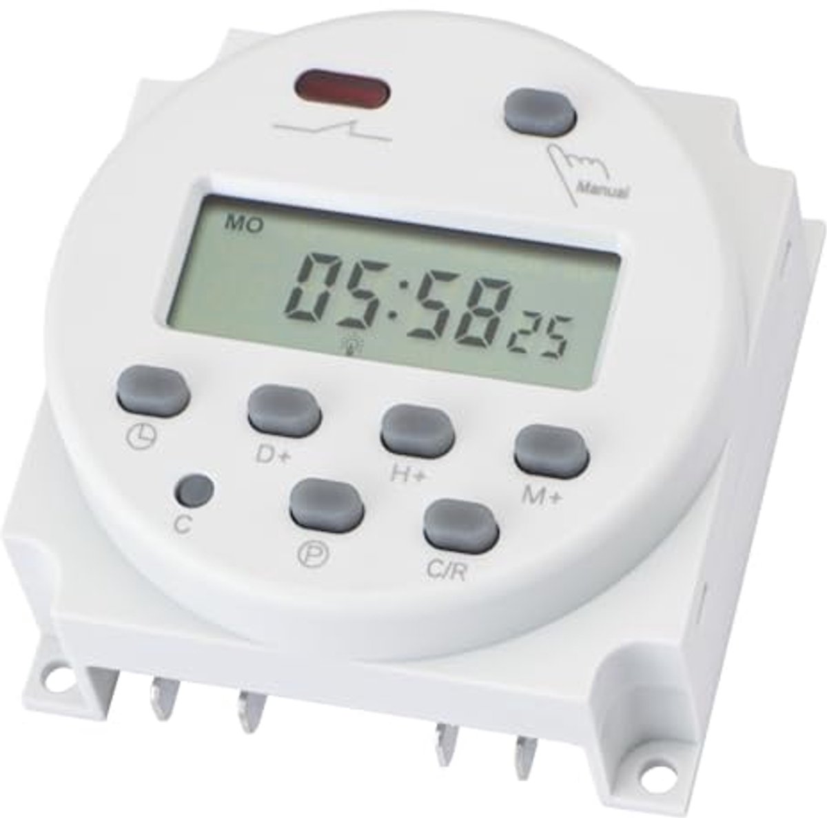Programmeerbare Tijdschakelaar voor 12V - Digitale AC/DC Tijdrelais met LCD Weergave