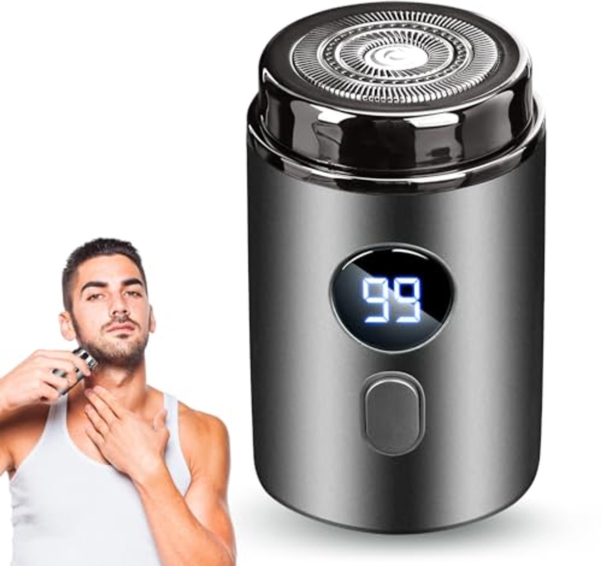 Draagbare Mini Elektrische Scheermachine - USB Oplaadbaar en Duurzaam