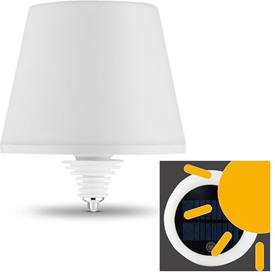 Rev Lamprusco Lampe De Table Sans Fil, 130 Lm, 2 W, Batterie 4000 Mah, Lumière Bouteille Rvb