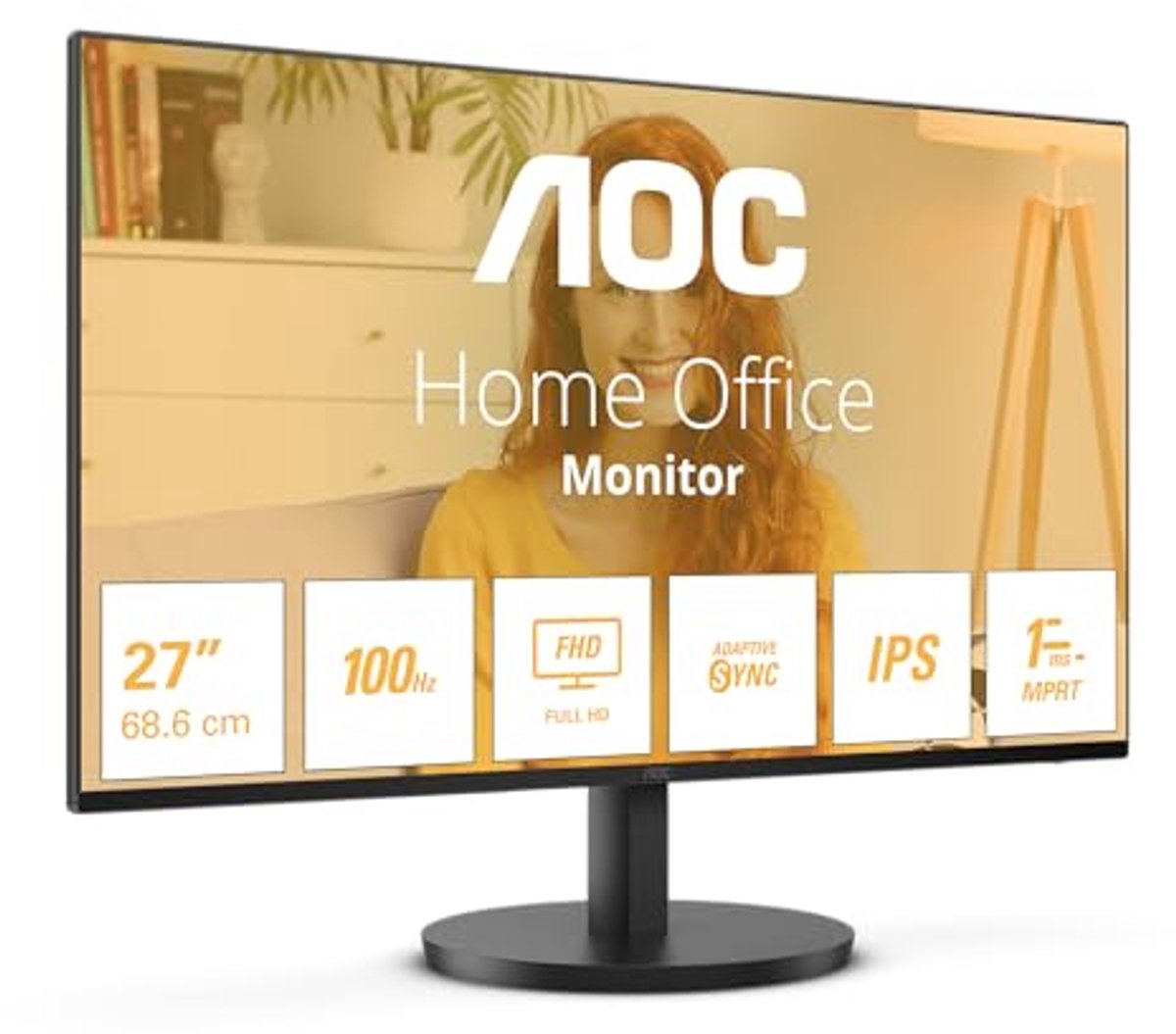 Image of 27 inch Full HD LED beeldscherm 1920 x 1080 pixels