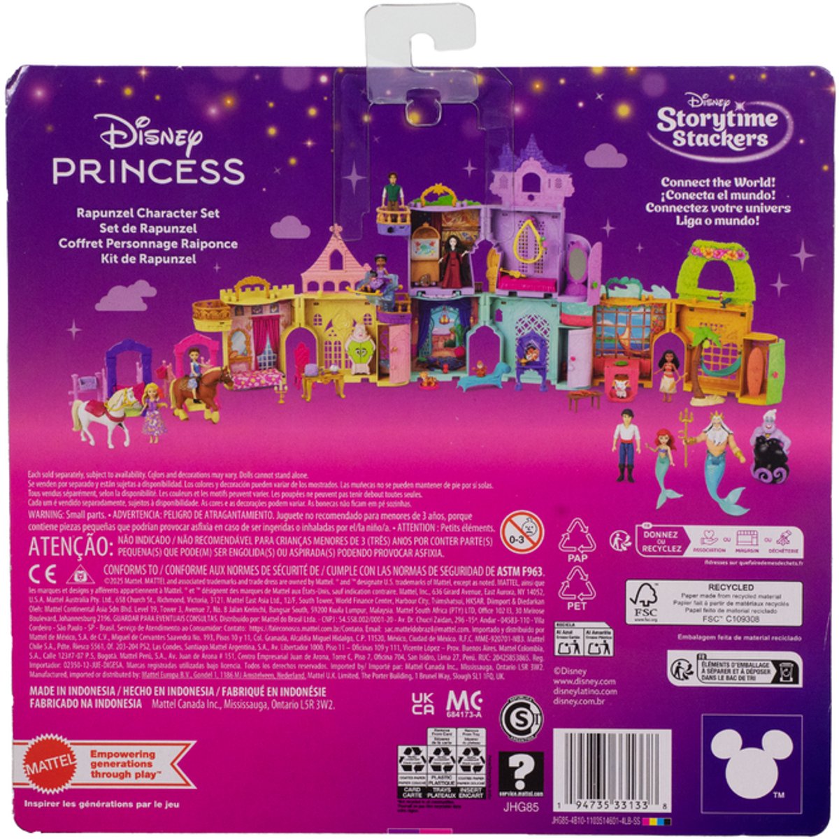 Disney Prinses Rapunzel Personageset met 3 kleine poppen en paard — cadeau in Spellen & Speelgoed - foto 7