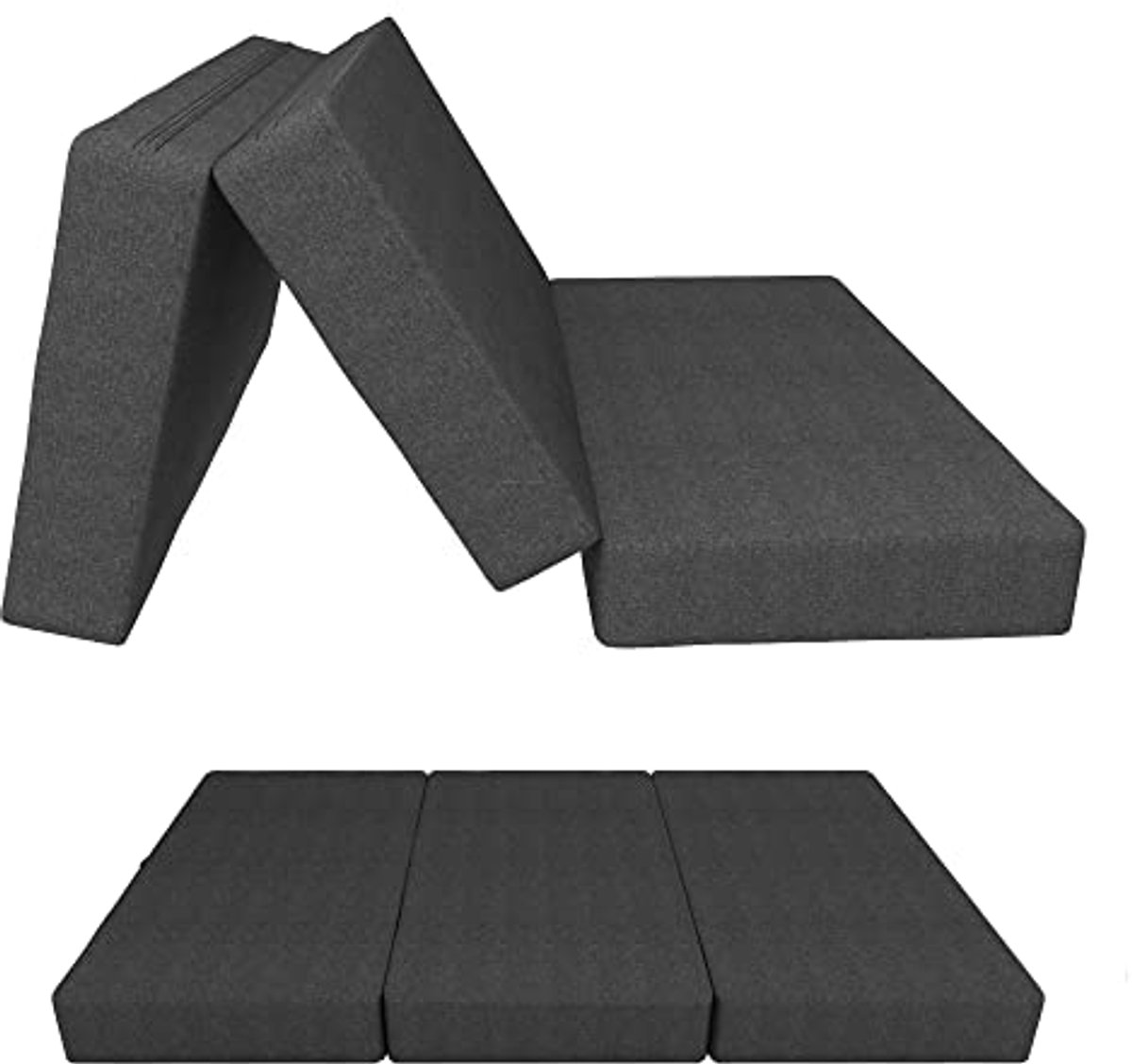Vouwmatras 3-delig - Opvouwbare Campingmatras - Gastmatras - 120 x 195 x 15 cm - Comfortabel en Ruimtebesparend