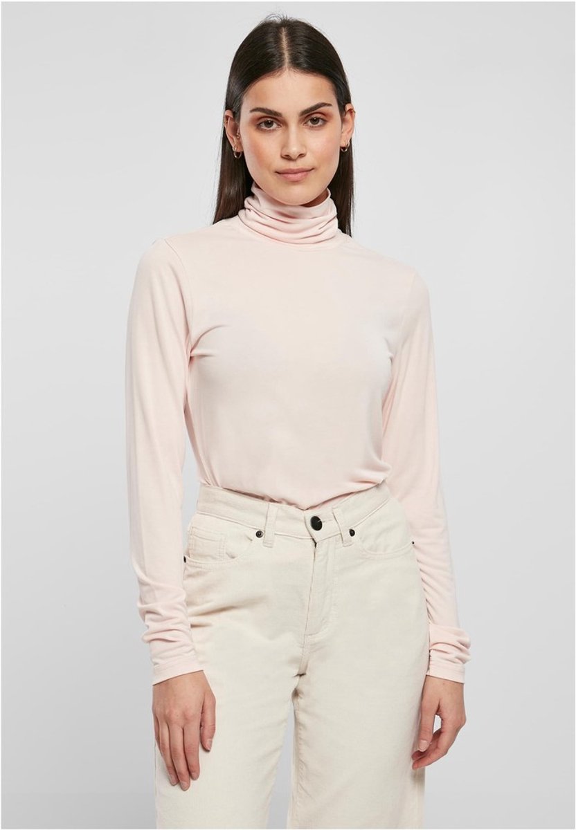 Urban Classics Modal Turtleneck Longsleeve top XXL Roze