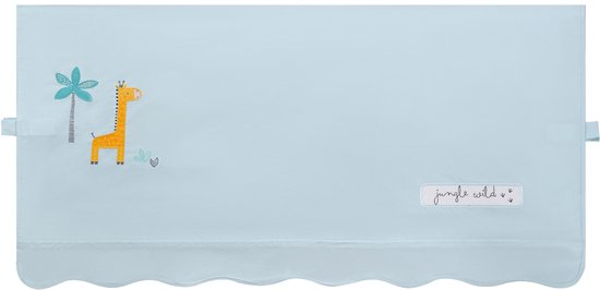 Baldaquin Kukka Girafe Blue pour lit cabane en bois 70 x 140 cm KFT3001