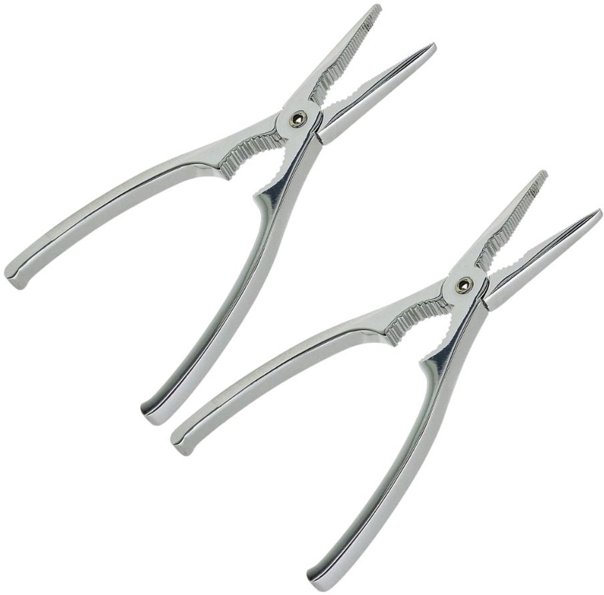 Set van 2 kreeftentangen en krabtangen 17 cm Fackelmann