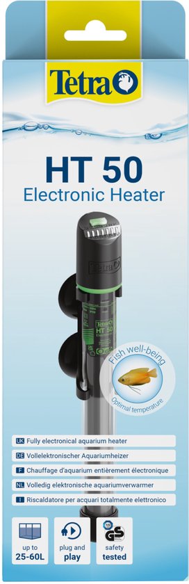 Tetra Onderwatercombinatie HT 50 Electronic Heater - Aquarium Verwarmingselement - 50 W