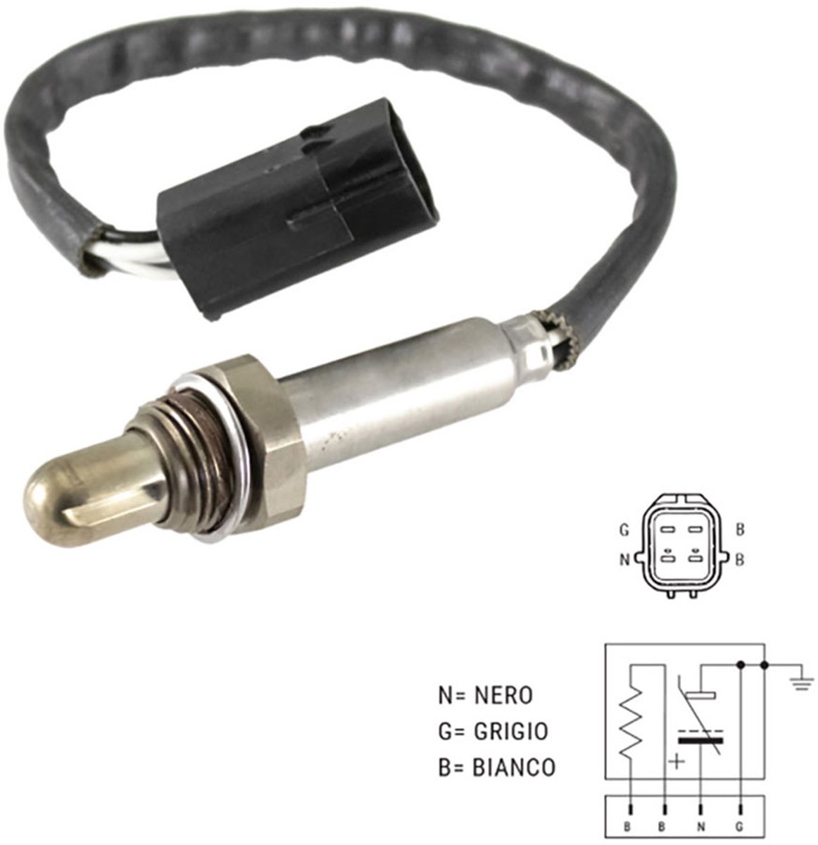 Rms Peugeot Geopolis 125 2006 7813.40.030 Lambdasonde Zilver