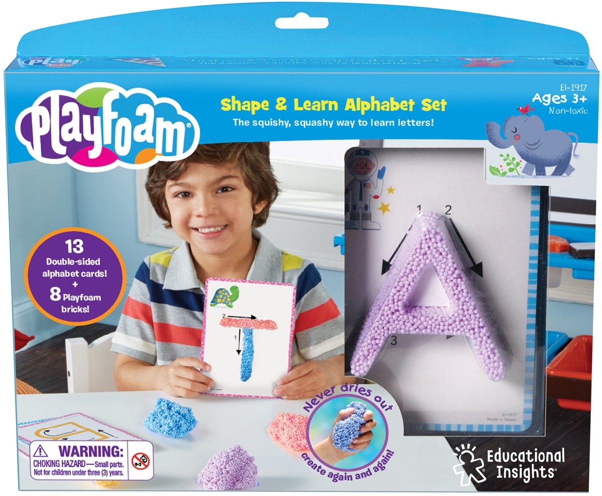 Learning Resources Playfoam® Shape & Learn Alphabet Set - 3+