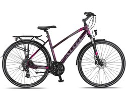 Altec Damesfiets Legarda 28 Inch 49 cm Dames 24V Hydraulische schijfrem Paars
