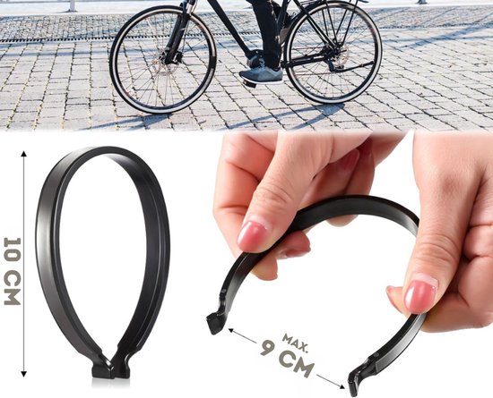 Set Reflecterende Broekklemmen - Fietsbroekclips met Elastiek & PVC-Coating - Veilig & Comfortabel voor Fietsen en Buitensport - Broekklem - Klem Unisex van Merkloos — afbeelding 4