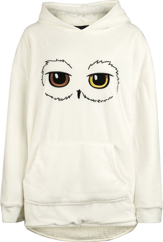 Pull à capuche femme Harry Potter Hedwige - Blanc - Standard