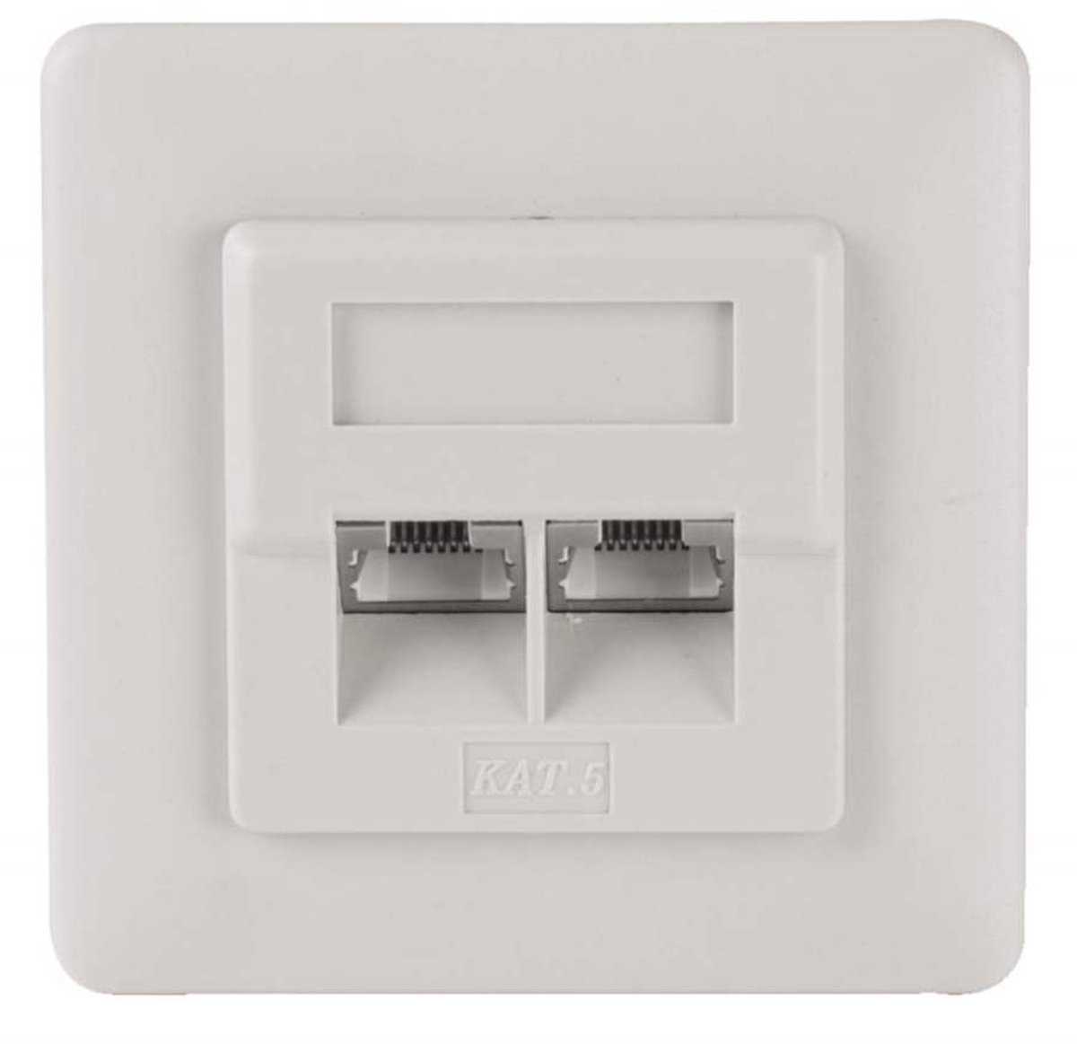 Cat 5e modulaire wandcontactdoos