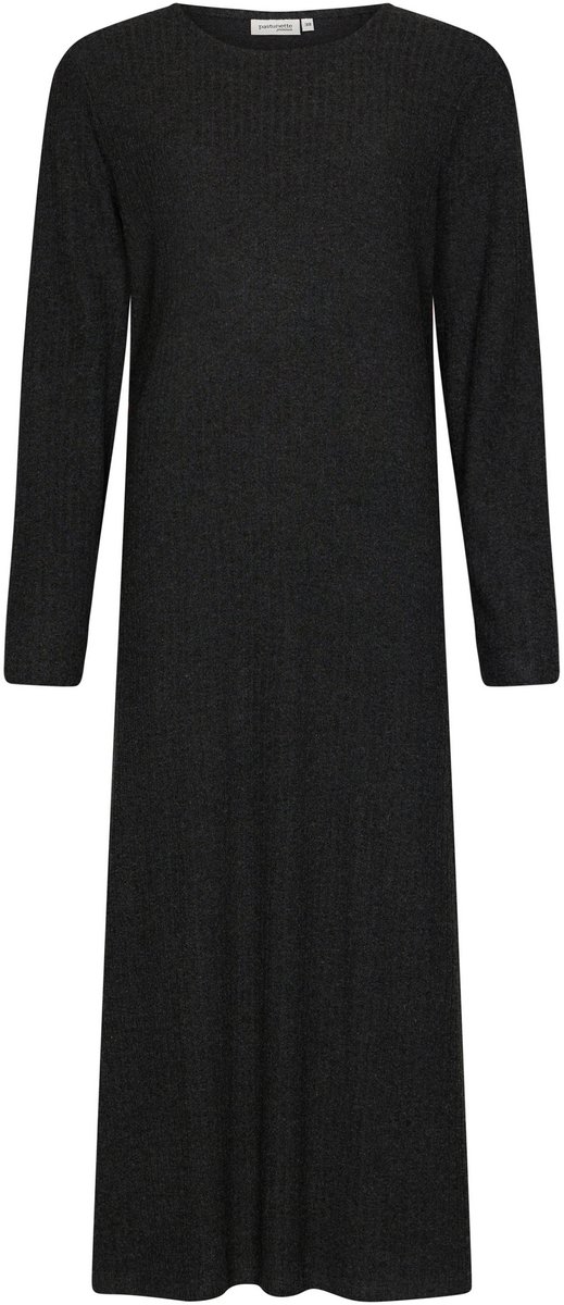 Pastunette Premium - Lounge Jurk - Viscose/Polyester - Donkergrijs - Maat 48