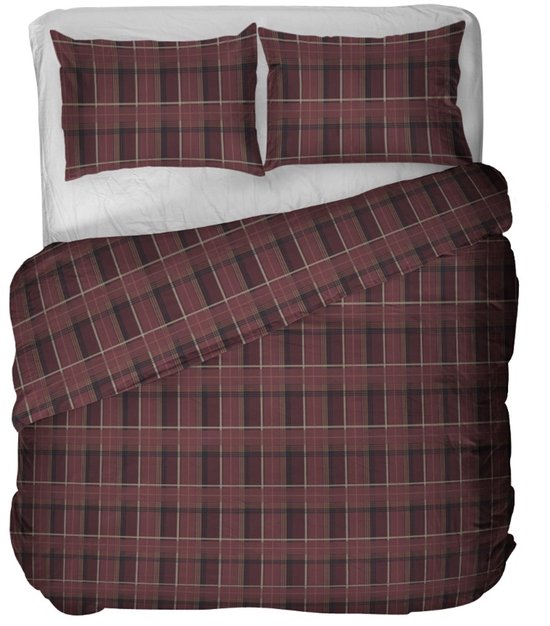 Kayori Betsu Dekbedovertrek Flanel - 260x200-220 +2 slopen - Superzacht & Isolerend - Lits-jumeaux - Rood van Kayori — afbeelding 3