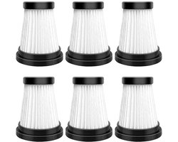 6-delige zuigfilter-accessoireset geschikt voor de draadloze stofzuigers Moosoo K12/ K12 PRO/K13