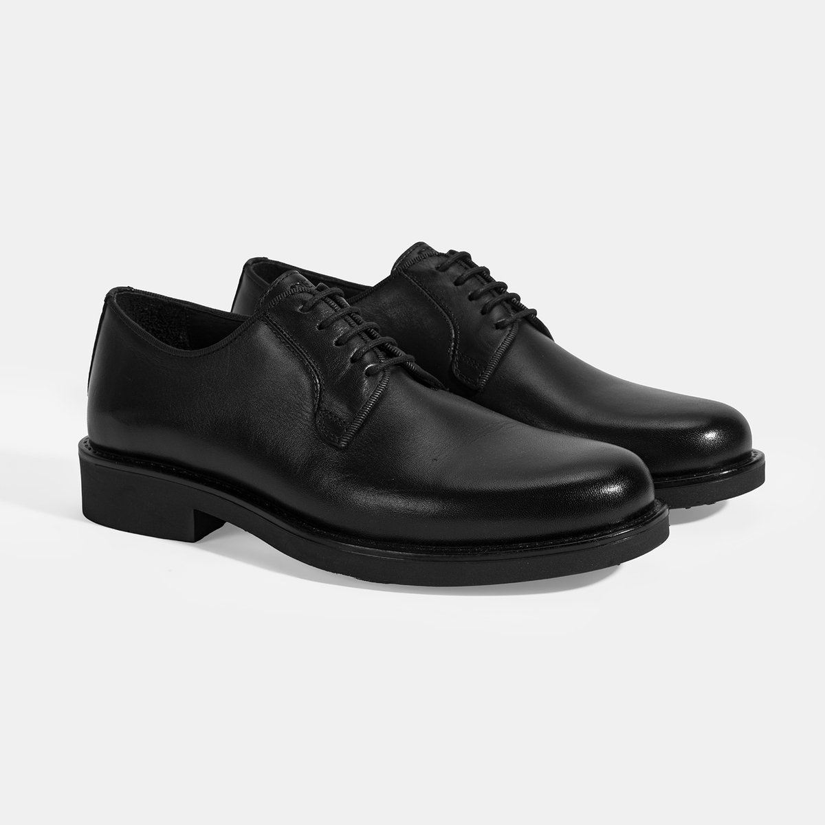 DESA COMFORT Lage schoen Leer Zwart Mannen Schoenpunt: Ronde Maat: 40 EU