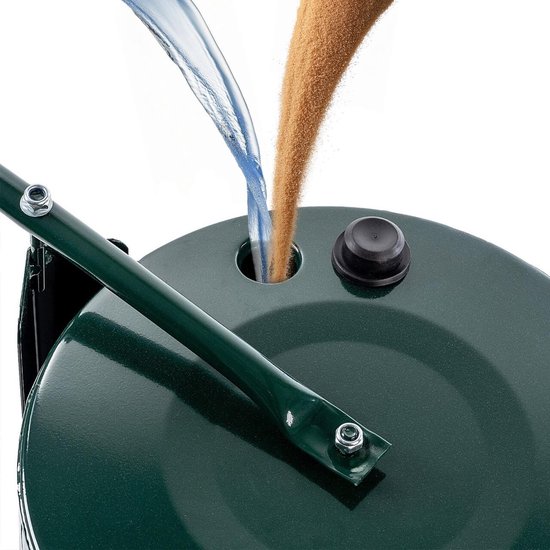 KADAX Gazonroller, breedte 50 cm, diameter 32 cm, vulbaar met water of zand, metalen tuinroller, tuinwals voor gazononderhoud en bodemverdichting van Merkloos	 — afbeelding 4