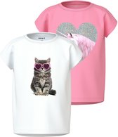 NAME IT - NMFVOTIA 2P CAPSL TOP - Meisjes - T-shirts