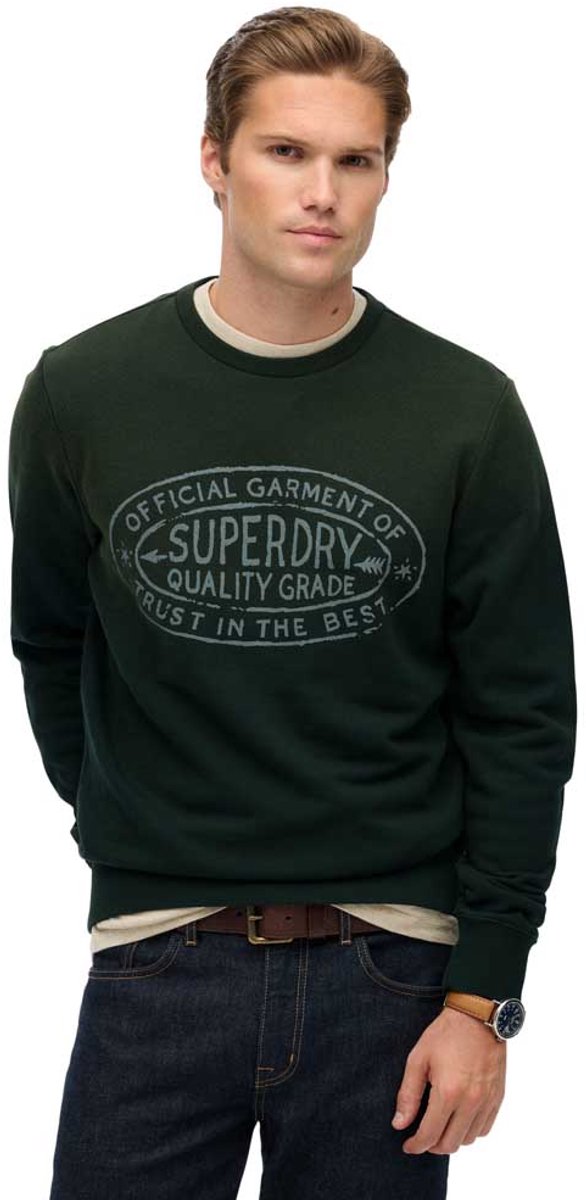 Superdry Lo-fi Outdoors Relaxed Fit Sweatshirt 2XL Man Groen