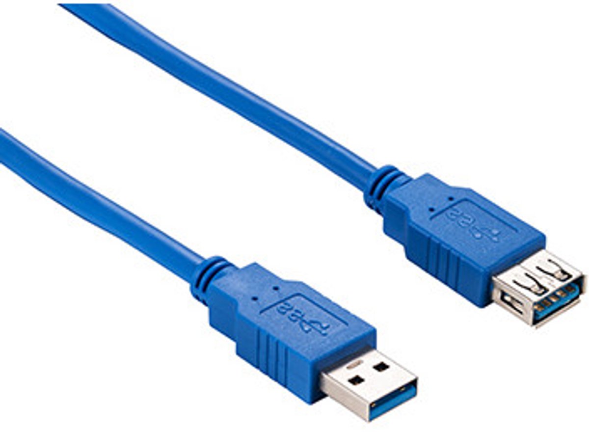 Hamlet XCU3A-MF30 USB-kabel USB 3.2 Gen 1 (3.1 Gen 1) 3 m USB A Blauw