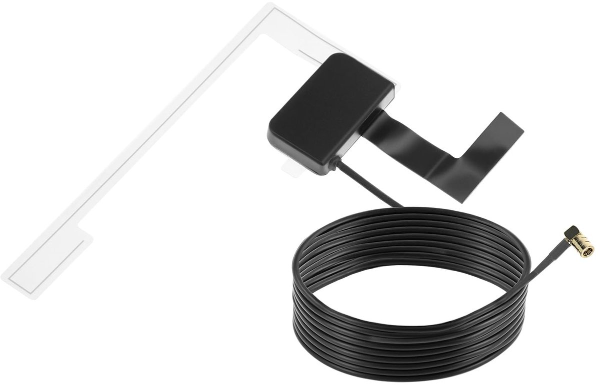 Autoradio Antenne - Digitale Radio Ontvanger - Verbeter Signaal - Universele SMB Adapter - 3 Meter Kabel