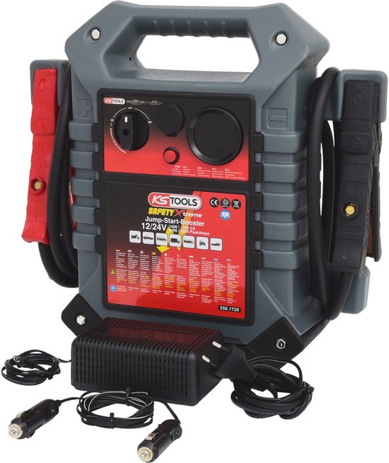 KS Tools Jumpstarter / starthulp 12V/24V, 1400 / 700 A