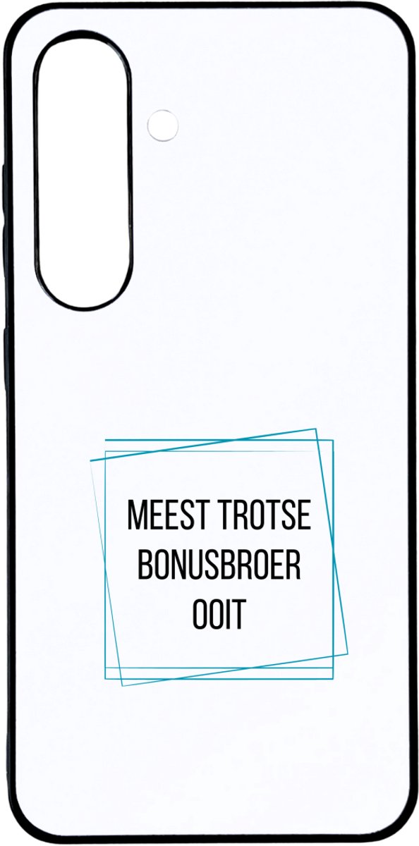 Hacebo® - meest trotse bonusbroer ooit telefoonhoesje - trotse bonusbroer - telefoonhoesjes - verjaardagscadeau - verjaardag - cadeau - cadeautje voor broer - broer artikelen - kado - geschenk - hoesje geschikt voor Samsung Galaxy S25