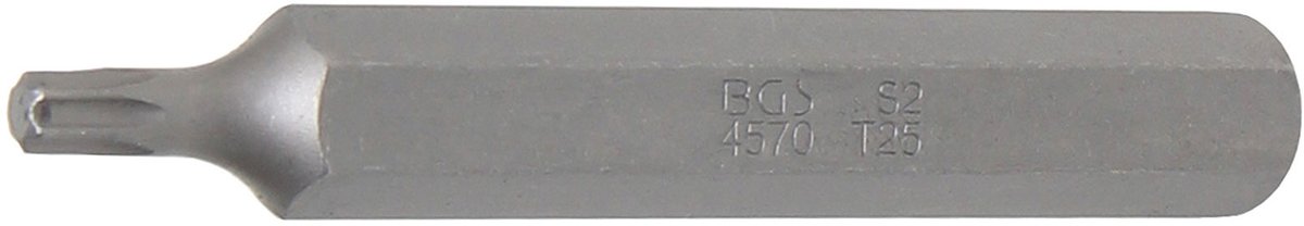 BGS bitlengte 75 mm aandrijving buitenzeskant 10 mm (3/8") T...