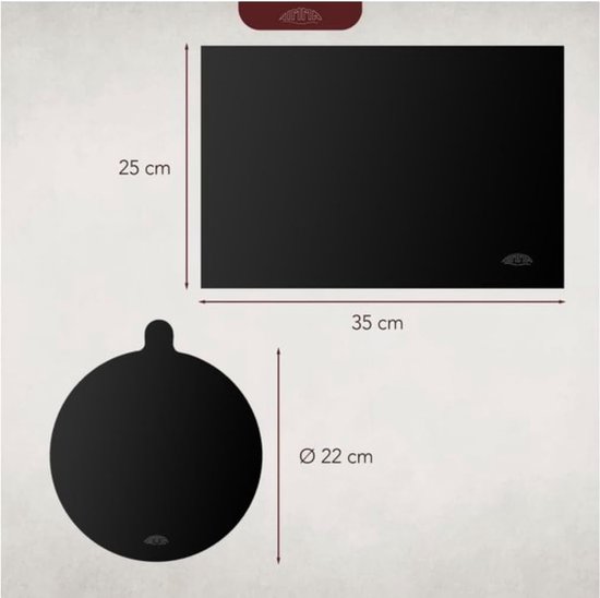 KitchenYeah® Inductie beschermer 78x78 cm - Een illustratie van de