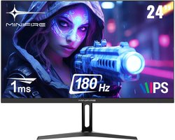 24 inch Gaming Monitor met 180Hz, 1ms Reactietijd, FreeSync en FHD 1080P