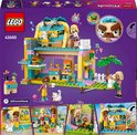 Boîte LEGO Friends 42650 Boutique d'accessoires pour animaux, vue arrière avec différentes scènes.