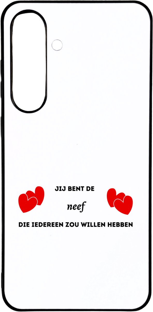 Hacebo® - jij bent de neef die iedereen zou willen hebben telefoonhoesje - Neef - geweldige neef - telefoonhoesjes - liefste neef - verjaardag - cadeau - kado - bedankje - geschenk - hoesje geschikt voor Samsung Galaxy S25 Plus