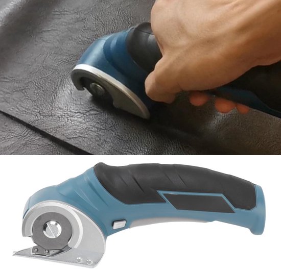Elektrische Schaar, Draadloze USB Oplaadbare Stoffen Schaar met Twee Soorten Mesjes, Ergonomische Elektrische Snijder voor Ambachten, Naaien, Karton, Tapijt, Scrapbooking