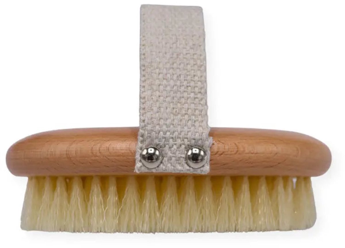Boozyshop ® Body Dry Brush - Droogborstel voor zachte en soepele huid - Stimuleert doorbloeding - Verwijdert dode huidcellen - Ergonomisch design - Voor elk huidtype